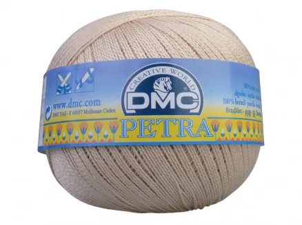 DMC Petra Nr. 8 Virkgarn Unicolor 5712 Ljusvete