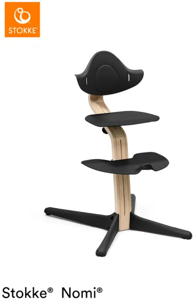 Stokke Nomi Stol - Naturlig Svart
