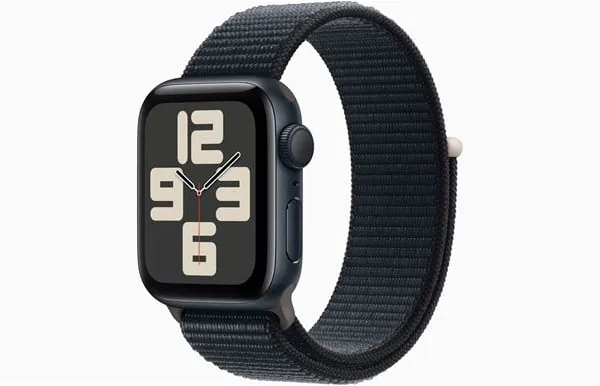 Apple Watch SE GPS 40mm - Midnight Aluminium Case med Midnight Sport Loop